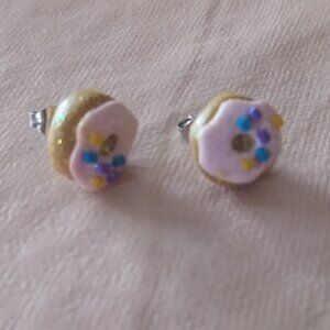 Donut earrings